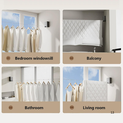 Telescopic Clothesline Retractable Drying Rope