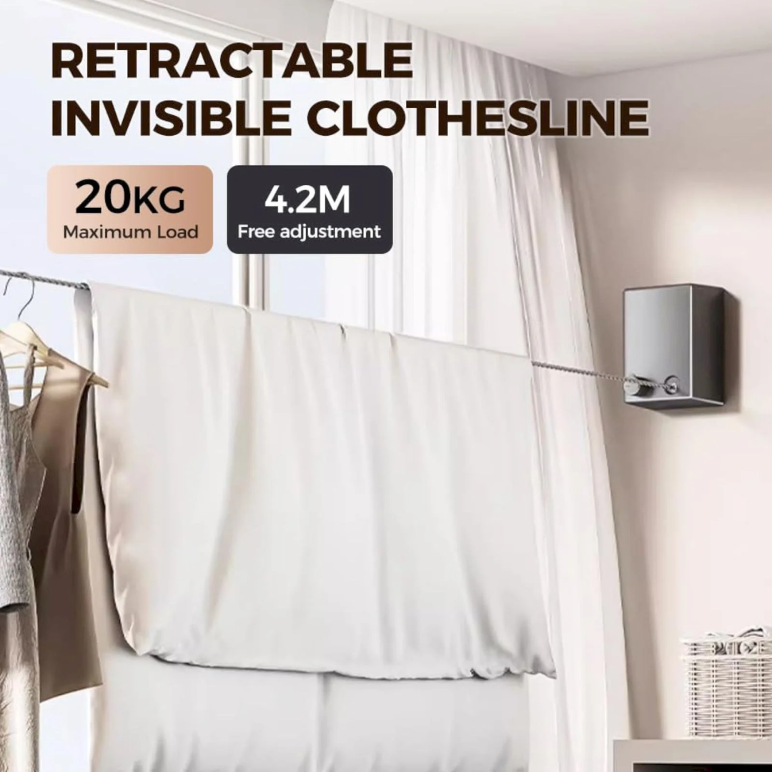 Telescopic Clothesline Retractable Drying Rope