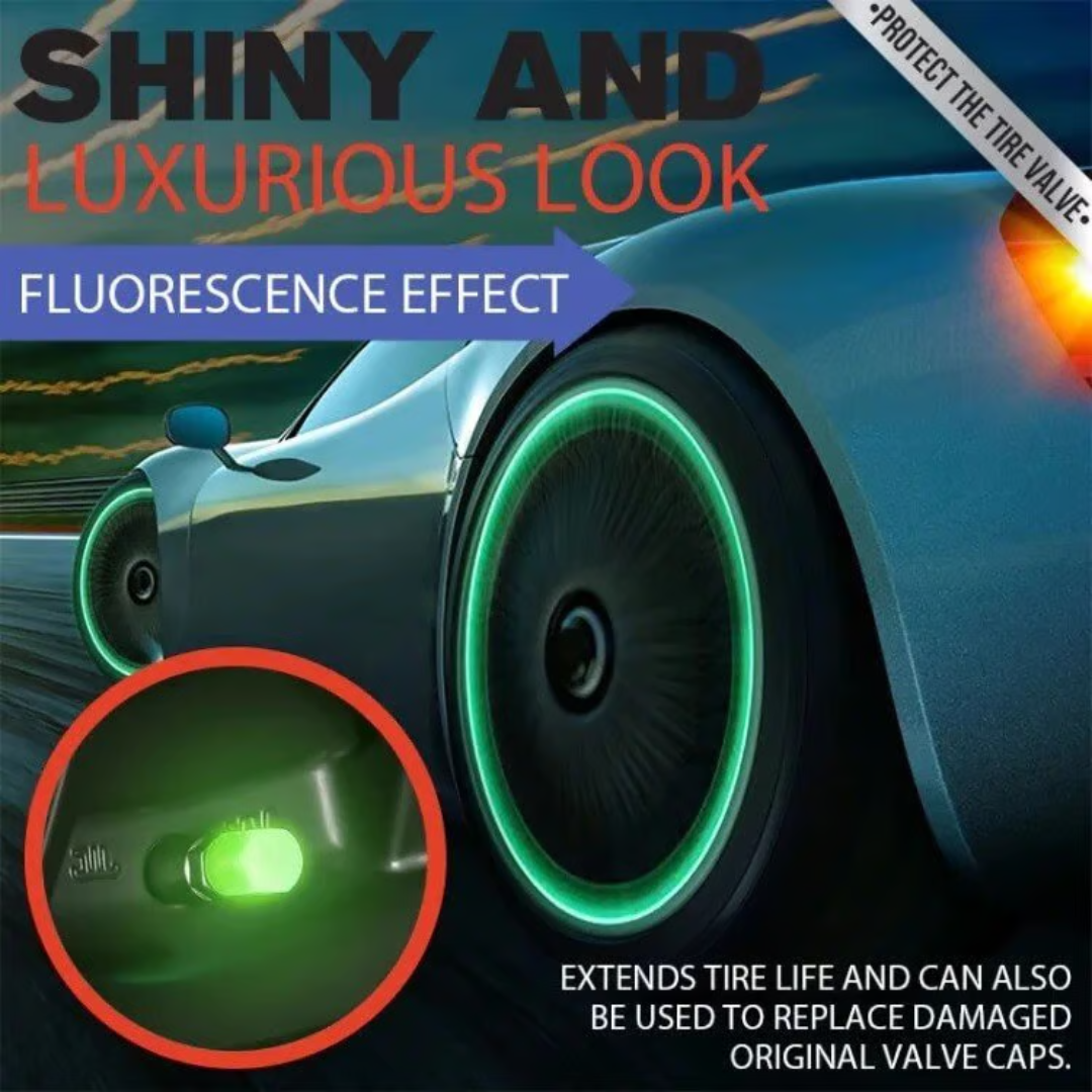 Luminous Car Tire Valve Cap – Light Up Your Ride
